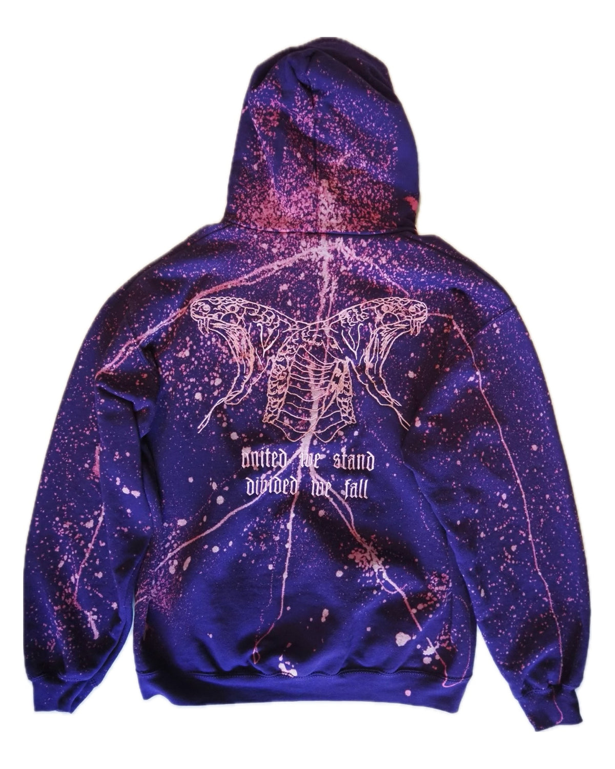 frieden Twin Cobra Bleached Hoodie Purple – 1/1