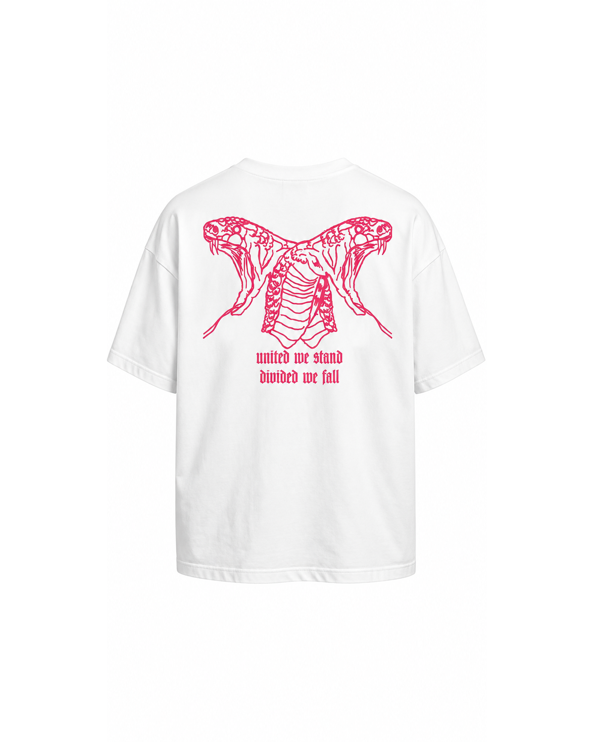 UNITED WE STAND – TWIN COBRA T-SHIRT WHITE