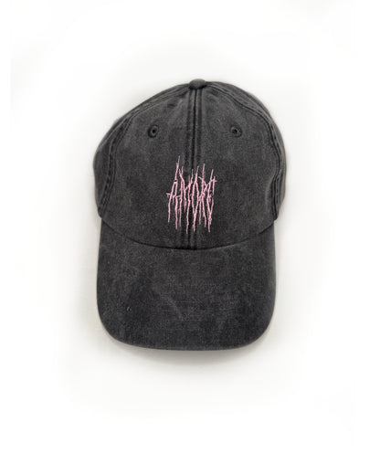 frieden Amore Cap Pink on washed Black