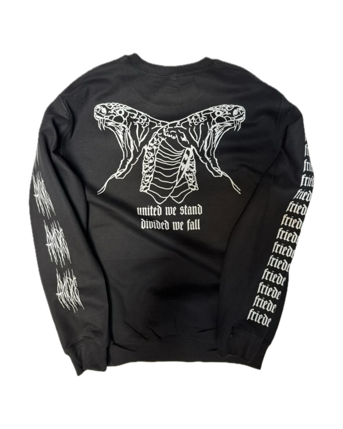 frieden Twin Cobra Crewneck – Black