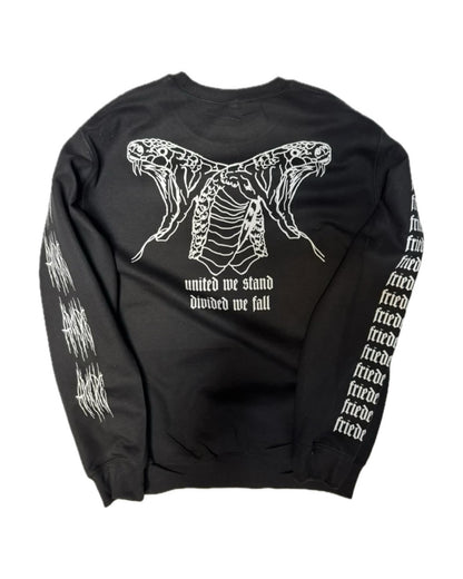 frieden Twin Cobra Crewneck – Black