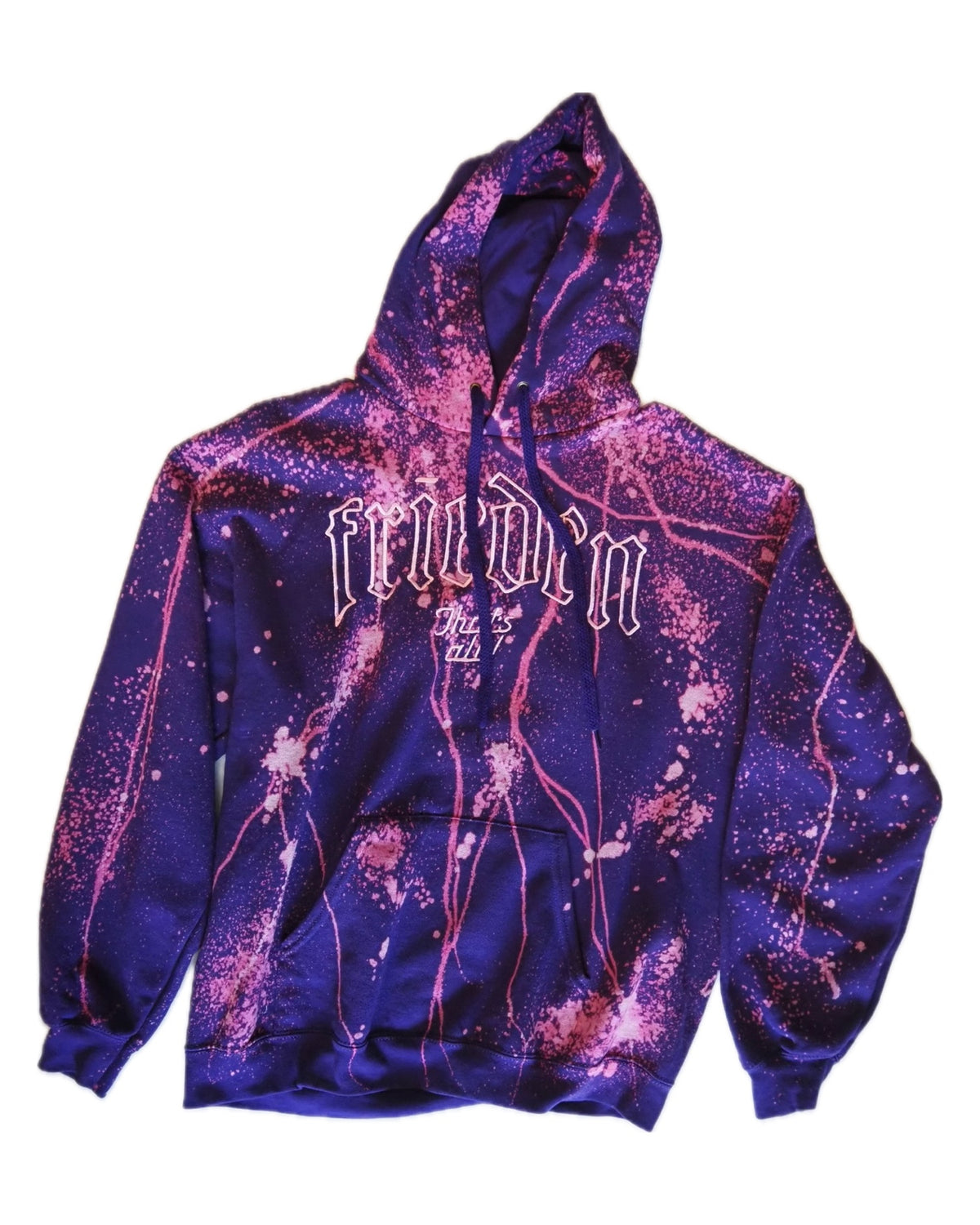 frieden Twin Cobra Bleached Hoodie Purple – 1/1