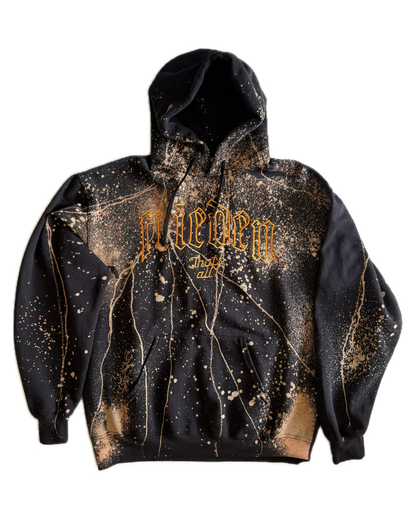 frieden Twin Cobra Bleached Hoodie Black – 1/1