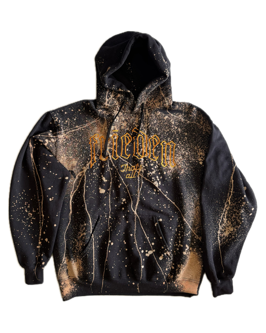 frieden Twin Cobra Bleached Hoodie Black – 1/1